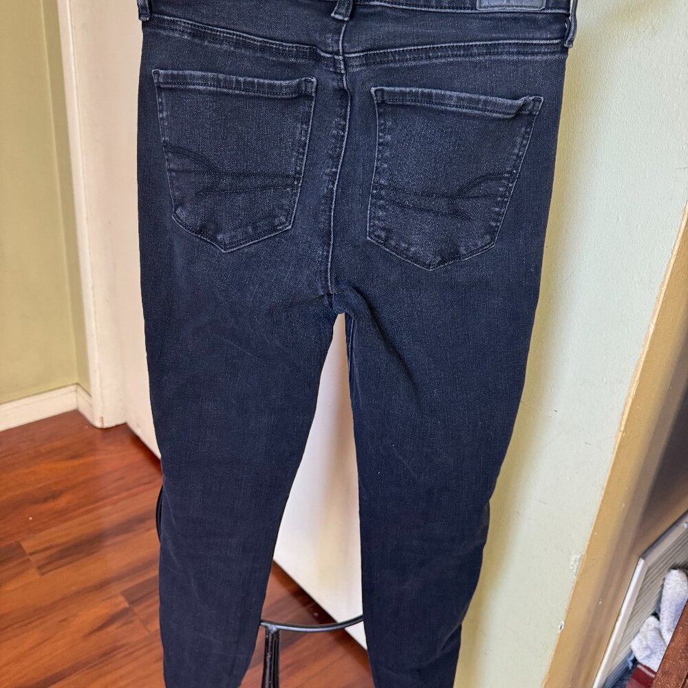 American Eagle Outfitters Dark Wash Black Jeggings